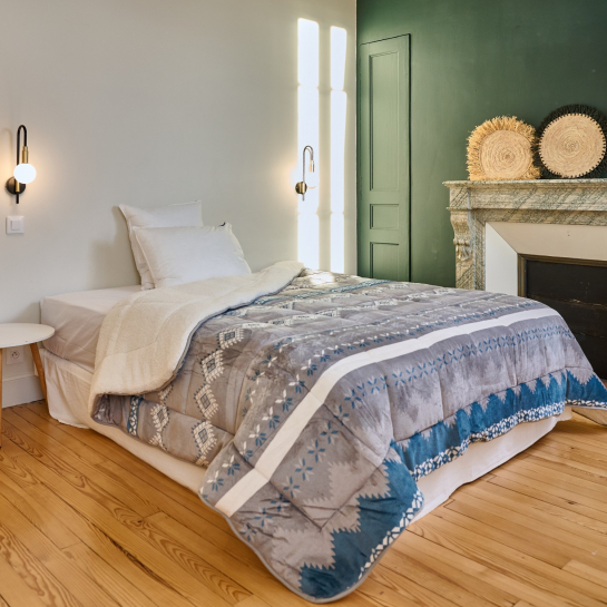 Couette imprimée Chalet