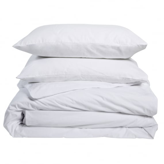 Parure de lit 1 personne Blanche