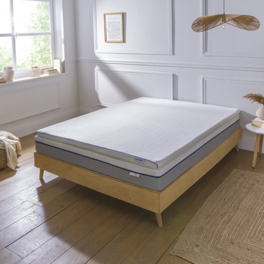 Surmatelas 140x190 cm - Épaisseur 5 cm - Luxe Sur-matelas Mémoire