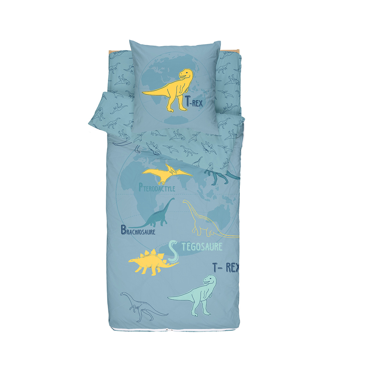 Caradou Couette Tout-en-Un Enfant – Motif Féérie – Légère, Douce Et Résistante – Parfaite Pour Lit Junior