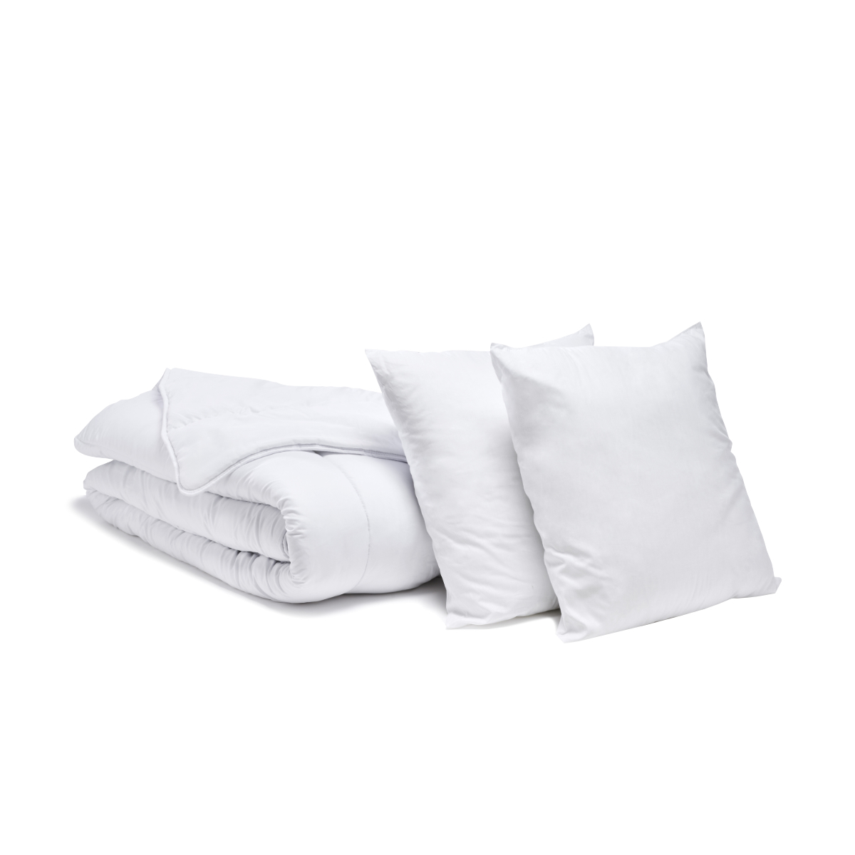 Pack couette + oreillers lavable à 95° - 2 personnes