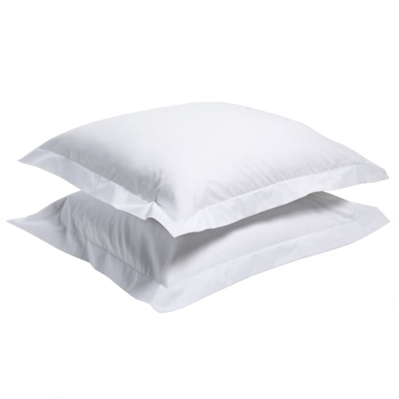 taie oreiller percale blanche