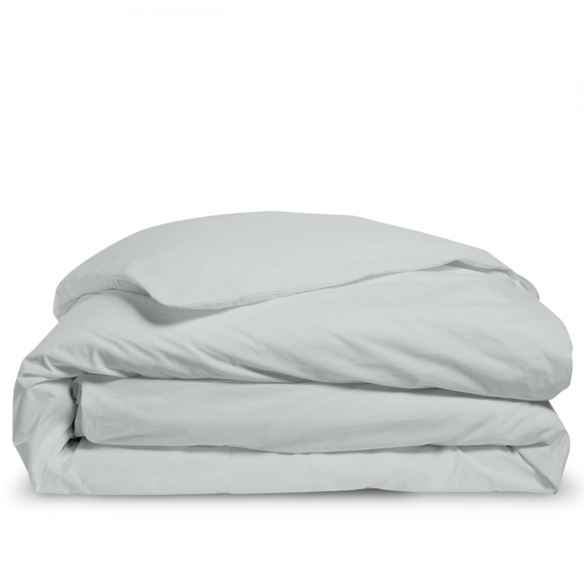 Housse de couette percale - Gris clair